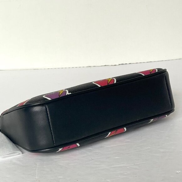 Coach Nolita 19 Shoulder Bag Heart Bolt Black Wristlet Clutch CW452 ORG PKG - Picture 9 of 12